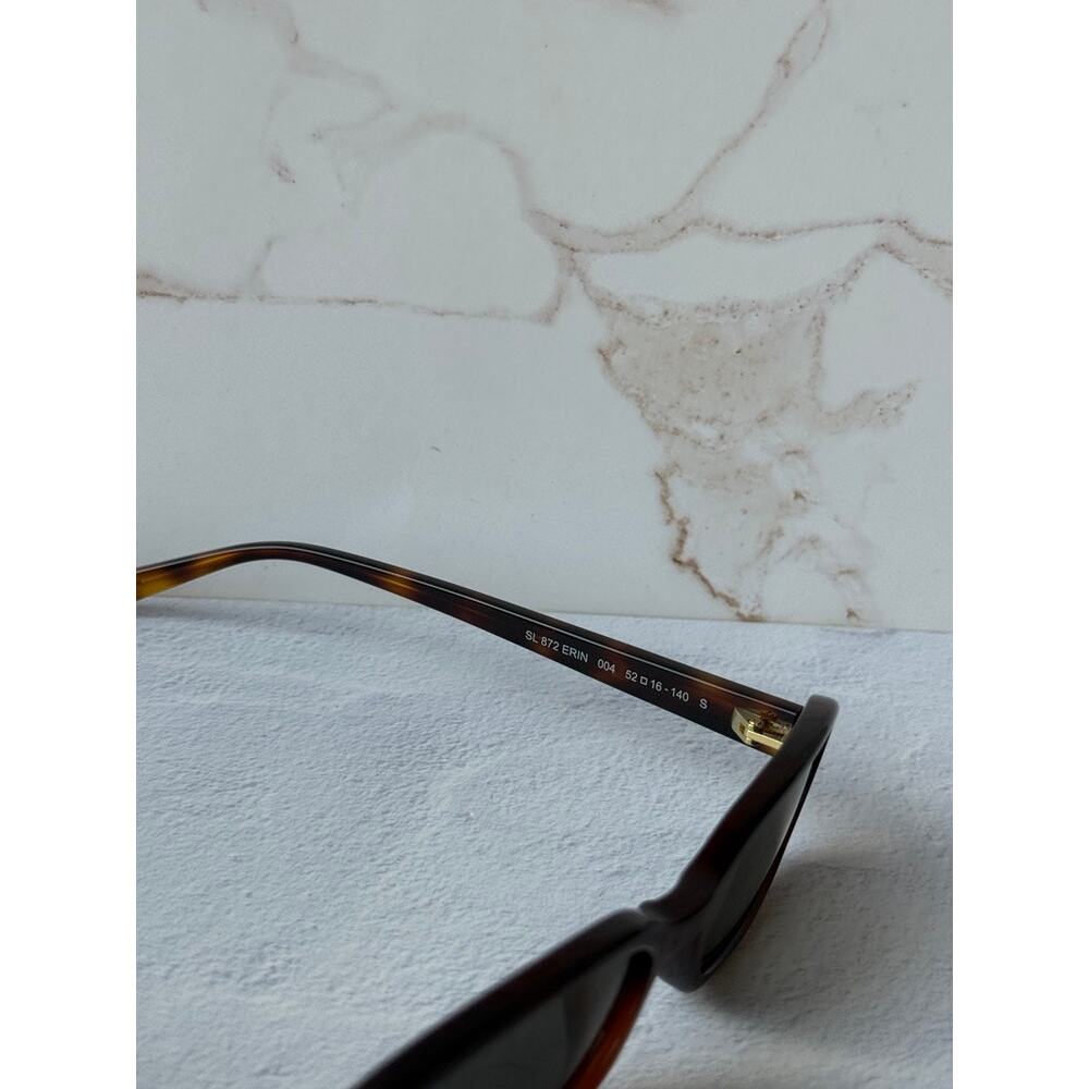 NEW Saint Laurent SL872 Erin Havana Brown Sunglasses $420 - Picture 6 of 6